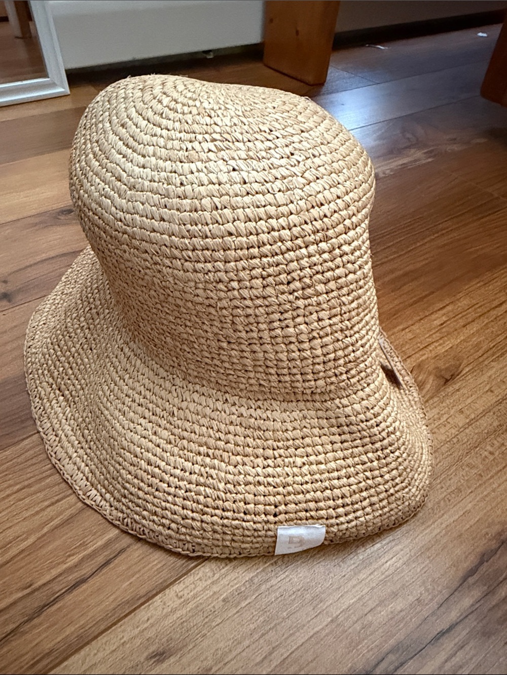 Bareface bucket hat 100% raffia